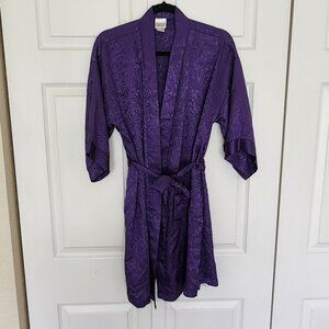 Romantic Moods Vintage Purple Robe Woman Size M